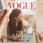 Miniatura de Placa Revista Vogue con Foto personalizada