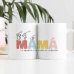 Miniatura de Taza Mamá Dibujos con Nombres personalizada