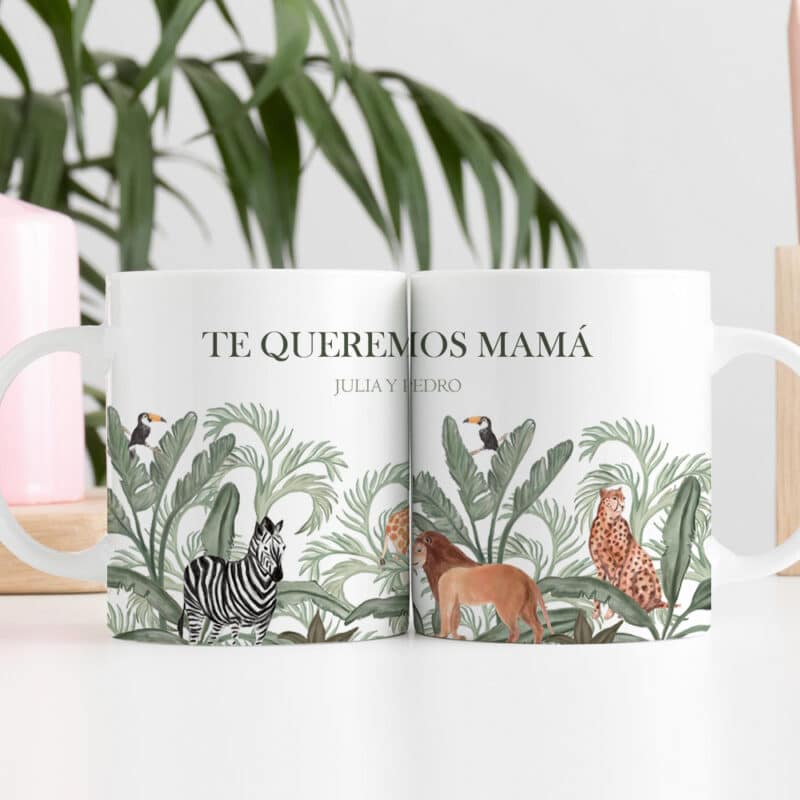 Taza Selva con Textos personalizada