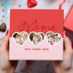 Miniatura de Caja de Bombones Mamá con Tres Fotos personalizada