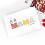 Miniatura de Caja de Dulces Mamá Dibujos con Nombres personalizada