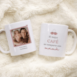 Miniatura de Taza Café con Foto y Texto personalizada