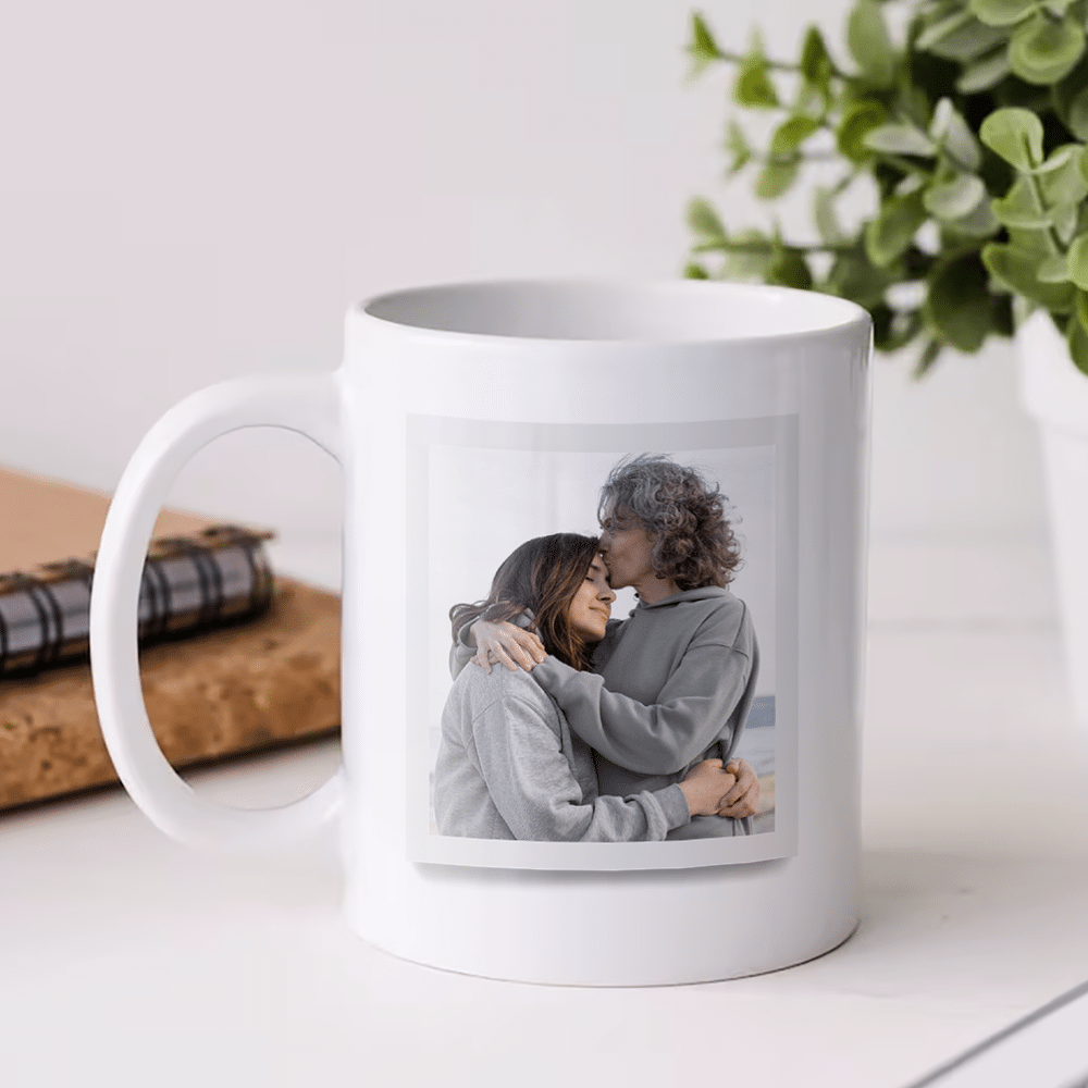 Taza Polaroid con Frases y Foto personalizada