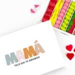 Miniatura de Caja de Dulces Mamá Colores con Texto personalizada