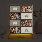 Miniatura de Lámpara Bloques Mamá con Cuatro Fotos personalizada