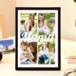 Miniatura de Placa Collage con Cuatro Fotos personalizada