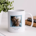 Miniatura de Taza Café con Foto y Texto personalizada