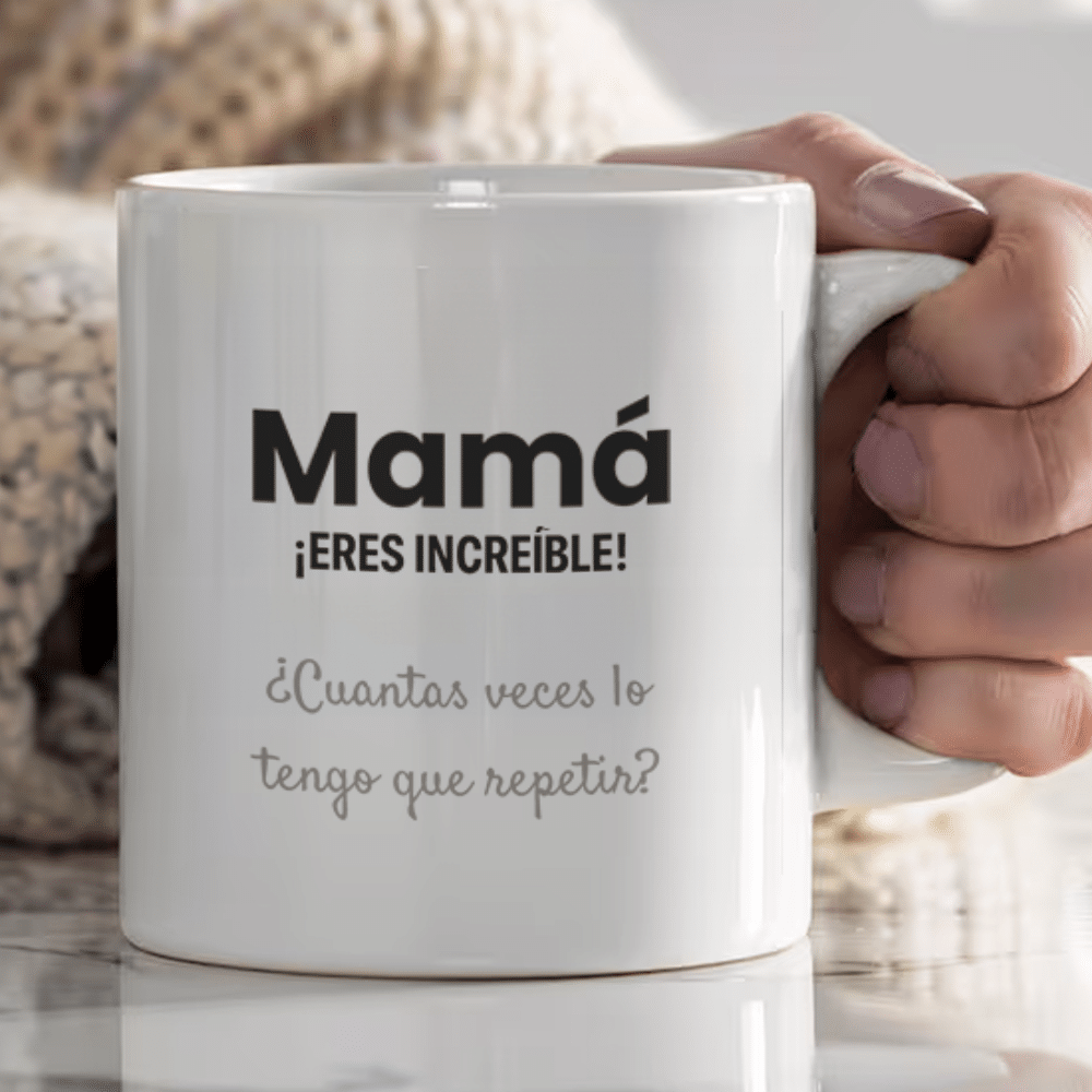 Taza Polaroid con Frases y Foto personalizada