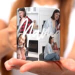 Miniatura de Taza Mamá Trazo Blanco con Fotos personalizada