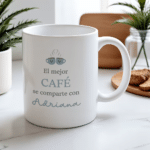 Miniatura de Taza Café con Foto y Texto personalizada