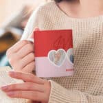 Miniatura de Taza Corazones con Fotos y Nombres personalizada