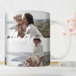 Miniatura de Taza Mamá Trazo Blanco con Fotos personalizada