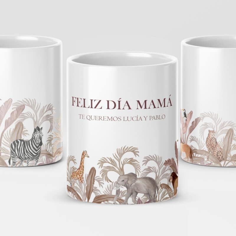 Taza Selva con Textos personalizada