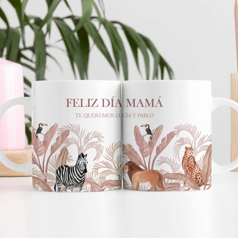 Taza Selva con Textos personalizada