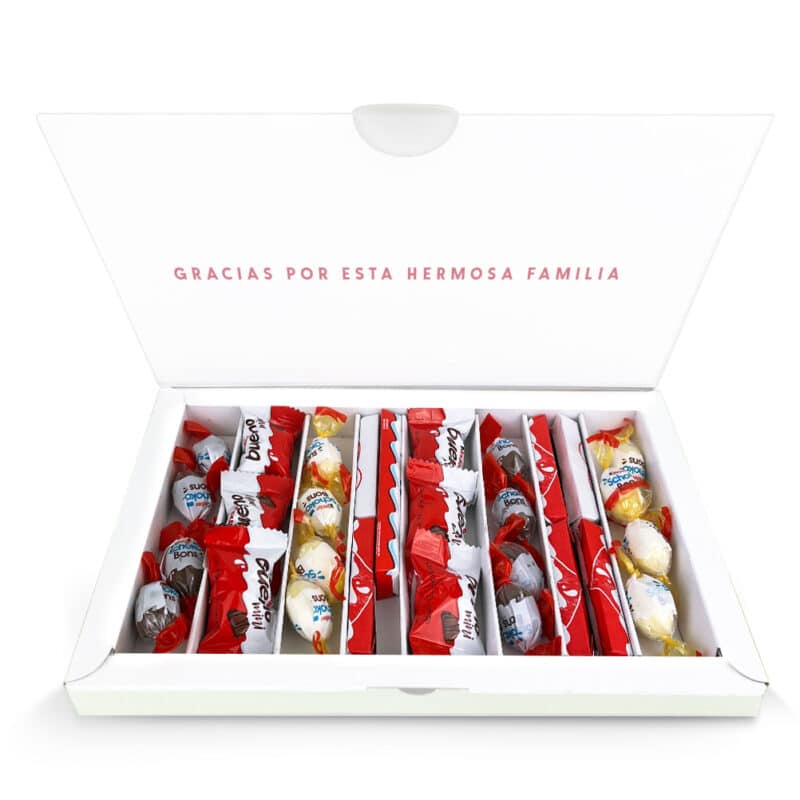 Caja de Dulces Futura Mamá con Foto personalizada