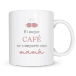 Miniatura de Taza Café con Foto y Texto personalizada