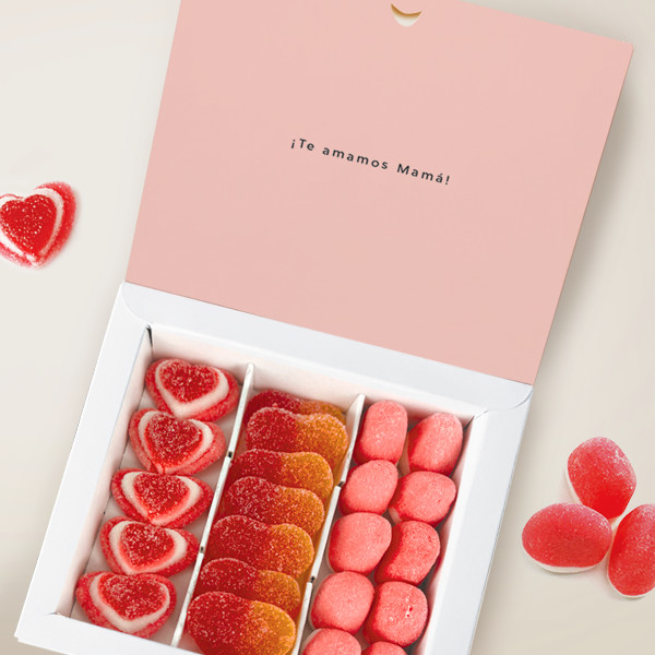 Caja de Dulces Family con Fotos personalizada