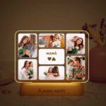 Miniatura de Lámpara Mamá con Seis Fotos personalizada (Francia)