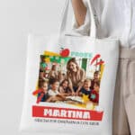 Miniatura de Tote Bag con Foto y Texto personalizada