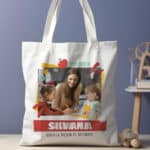 Miniatura de Tote Bag con Foto y Texto personalizada