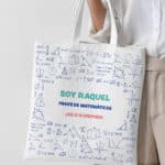 Miniatura de Tote Bag Asignaturas con Texto personalizada