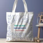 Miniatura de Tote Bag Asignaturas con Texto personalizada