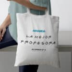 Miniatura de Tote Bag Letras Friends con Texto personalizada