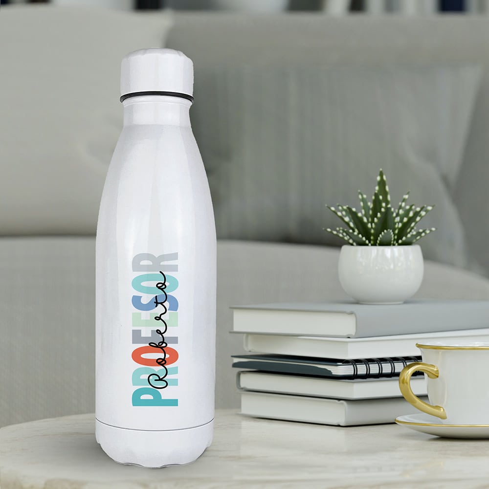 Botella Letras de Colores con Nombre personalizada