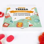 Miniatura de Caja de Dulces Pequeña Material Escolar con Nombre y Texto personalizada