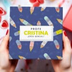 Miniatura de Caja de Dulces Pequeña Lápices Print con Nombre y Texto personalizada