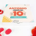 Miniatura de Caja de Dulces Pequeña Profe de 10 con Nombre y Texto personalizada