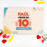 Miniatura de Caja de Dulces Profe de 10 con Nombre y Texto personalizada