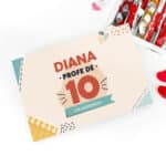 Miniatura de Caja de Dulces Profe de 10 con Nombre y Texto personalizada