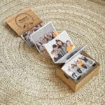 Miniatura de Caja de Fotos Acordeón Pajaritos con Texto personalizada