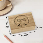 Miniatura de Caja de Fotos Acordeón Pajaritos con Texto personalizada