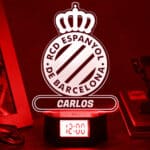 Miniatura de Reloj Despertador con Luz Escudo Español personalizado