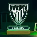 Miniatura de Lámpara Escudo Athletic Bilbao personalizada