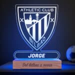 Miniatura de Lámpara Escudo Athletic Bilbao personalizada