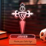 Miniatura de Lámpara Escudo Celta Vigo personalizada