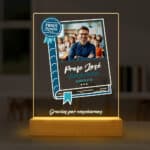 Miniatura de Lámpara Libro con Foto y Texto personalizada