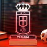 Miniatura de Lámpara Escudo Oviedo personalizada