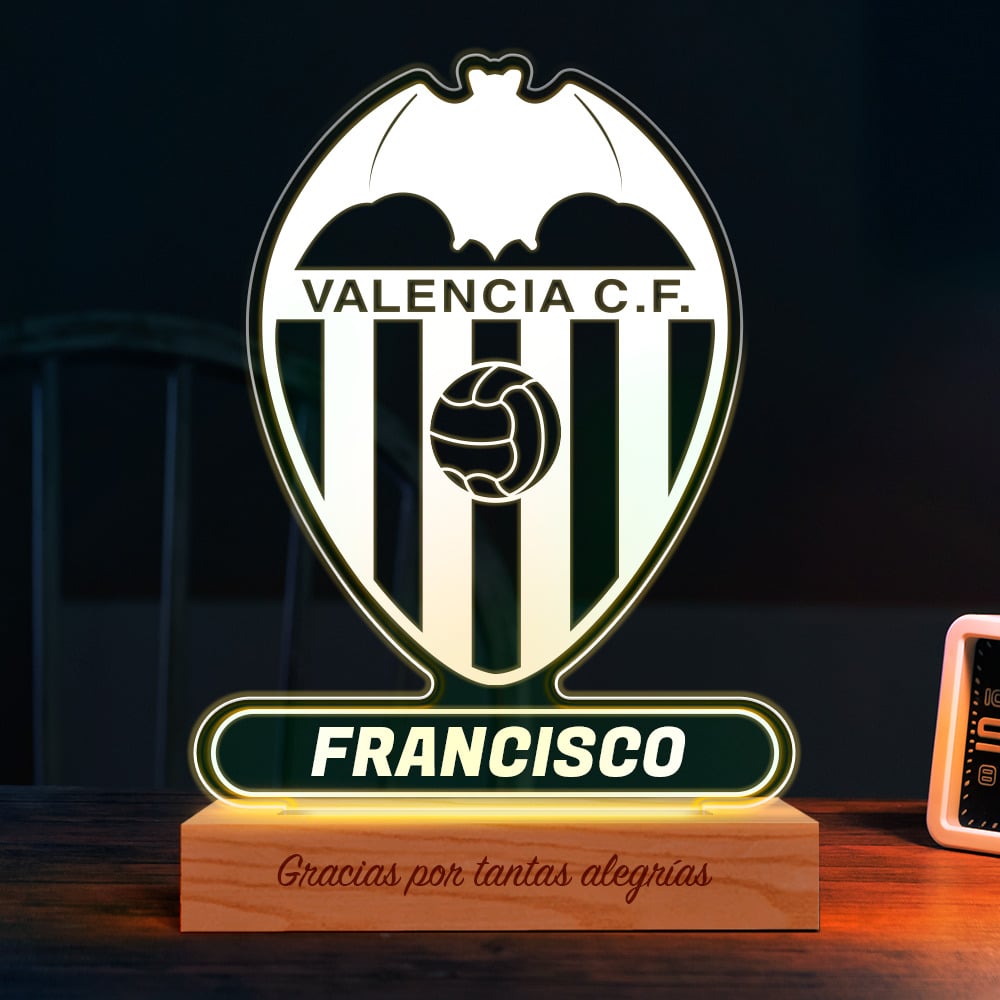 Lámpara Escudo Valencia personalizada