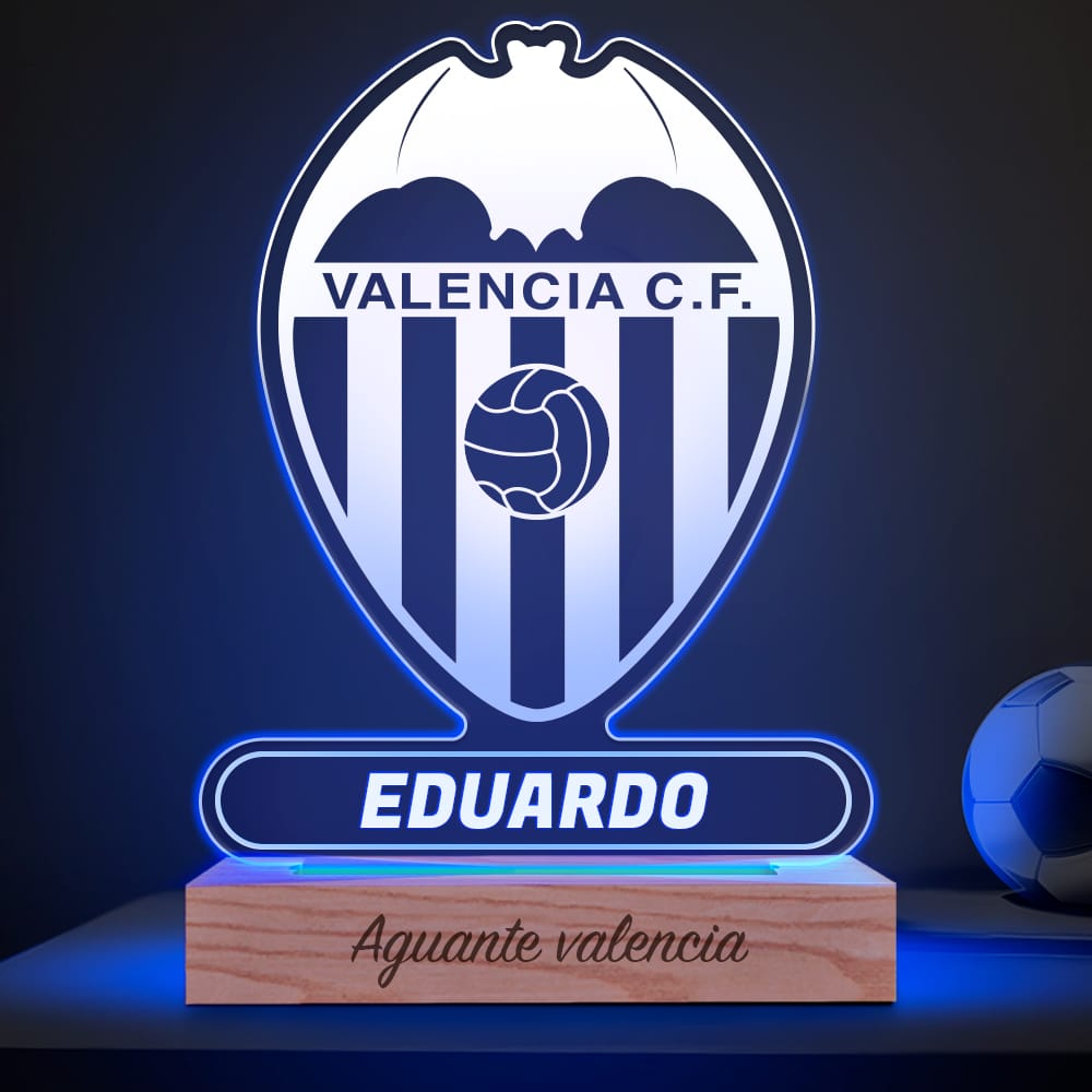 Lámpara Escudo Valencia personalizada