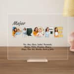 Miniatura de Placa Profe con Fotos y Texto personalizada