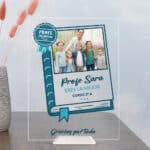 Miniatura de Placa Libro con Foto y Texto personalizada