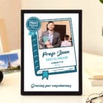 Miniatura de Placa Libro con Foto y Texto personalizada