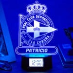 Miniatura de Reloj Despertador con Luz Escudo Coruña personalizado