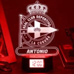 Miniatura de Reloj Despertador con Luz Escudo Coruña personalizado