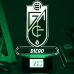 Miniatura de Reloj Despertador con Luz Escudo Granada personalizado