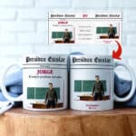 Miniatura de Taza Periódico Escolar con Foto y Texto personalizada